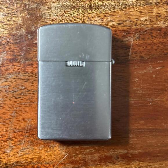 Vtg Ross Lite Windproof Butane Gas Cigarette Lighter Brushed Chrome Japan Tested - Picture 2 of 15